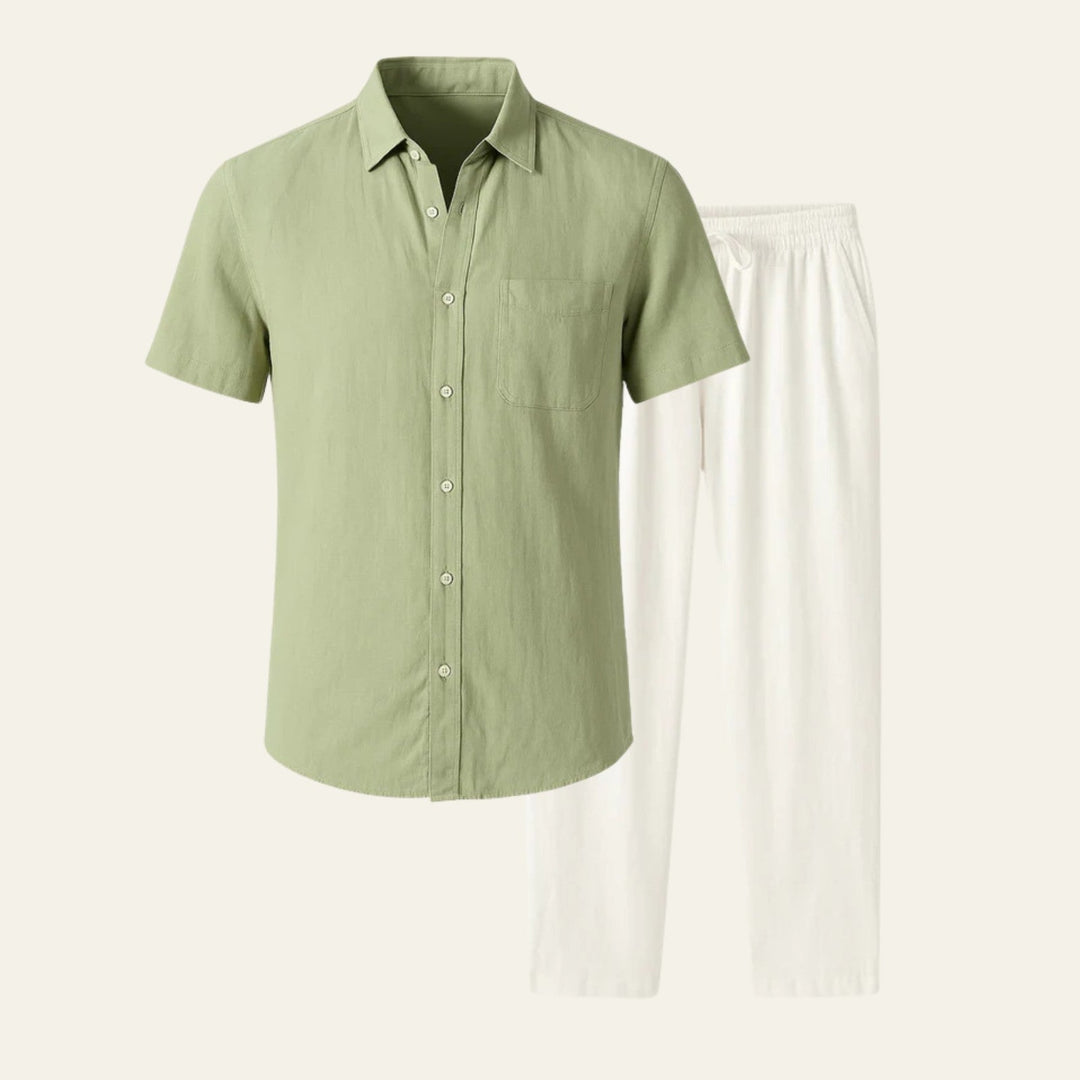 The Provençal Linen Set White