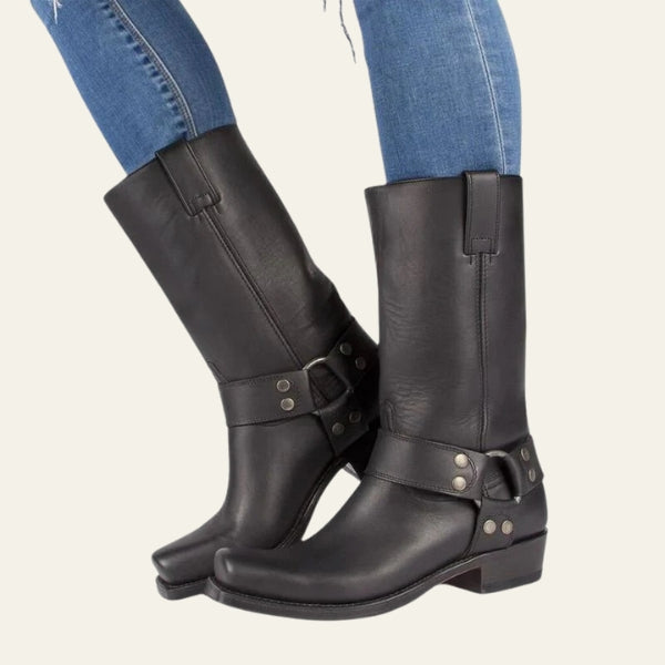 The Austin Leather Harness Boot