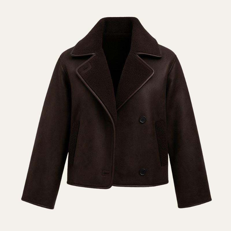 The Cortina Faux Shearling Aviator Jacket