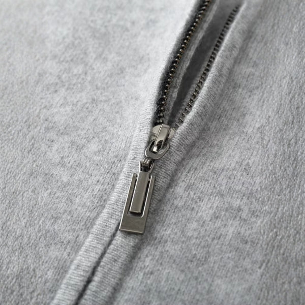 The Veneto Merino Wool Zip Cardigan