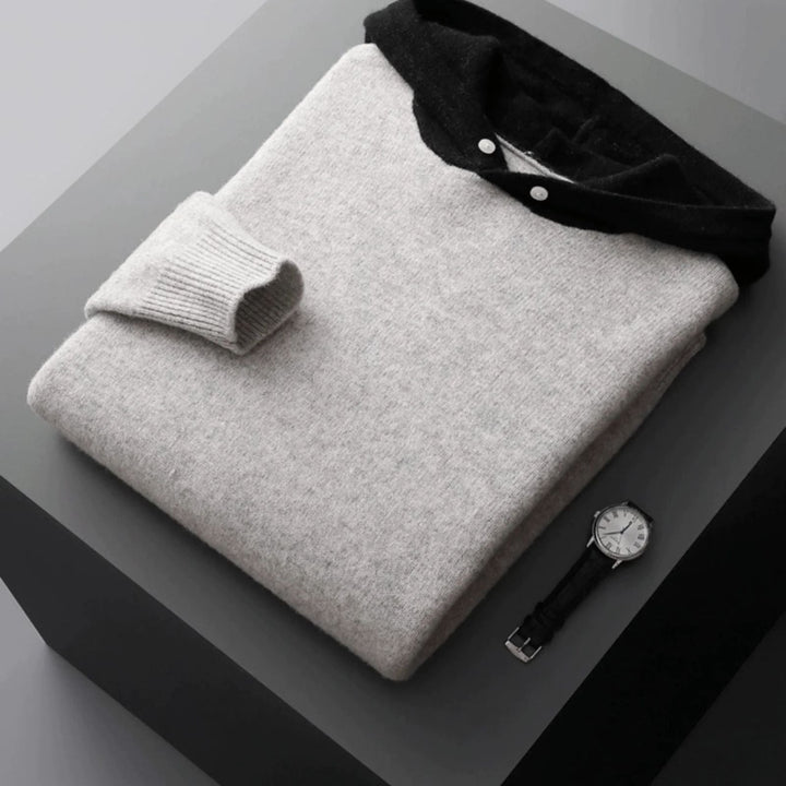 The Lucerne Merino Wool Pullover Hoodie