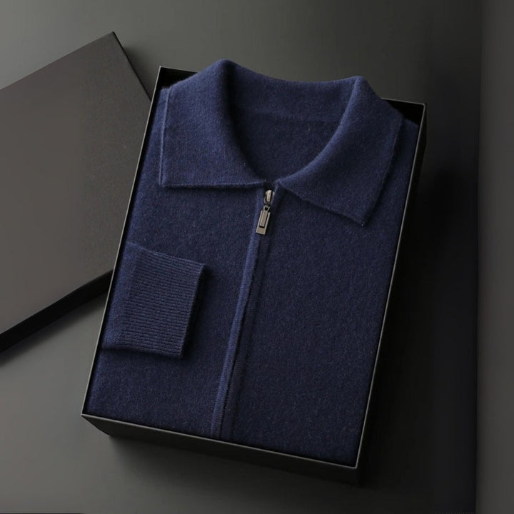 The Geneva Cashmere Zip Jacket