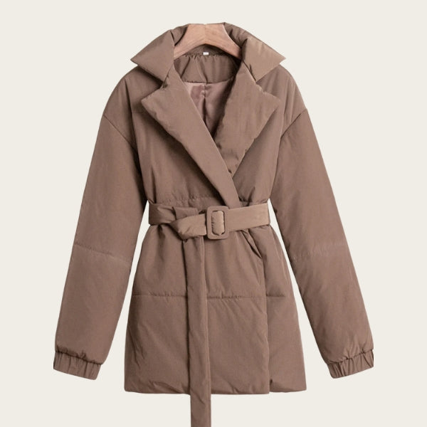 The Aspen Belted Puffer Coat