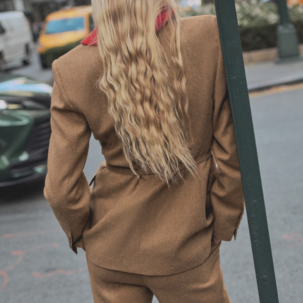 The Antwerp Wool Belted Blazer