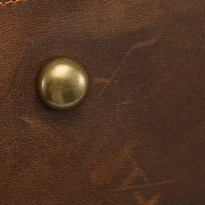 The Lucerne Leather Weekender Bag
