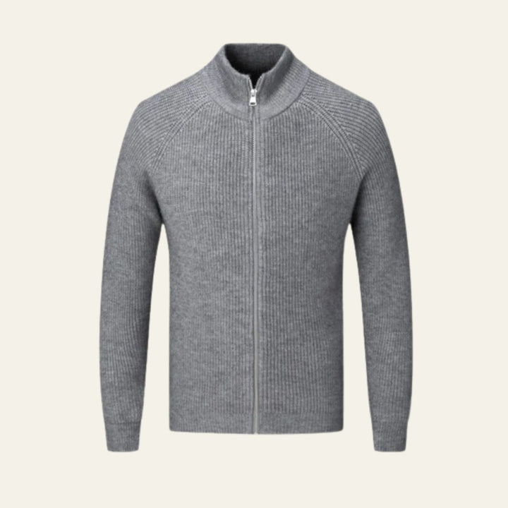 The Amalfi Wool Zipper Vest