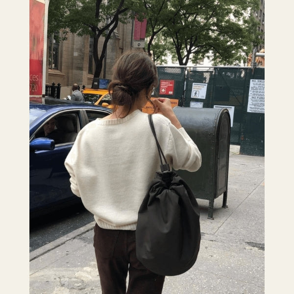 The Edlyn Ribbed Trim Sweater