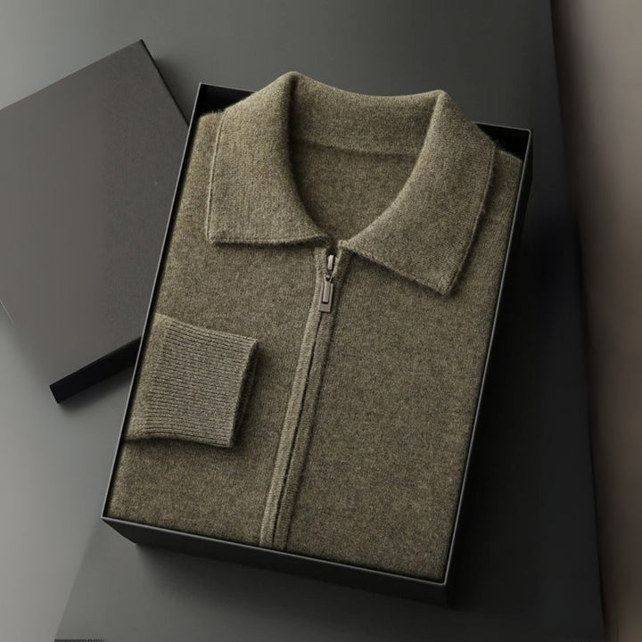 The Geneva Cashmere Zip Jacket