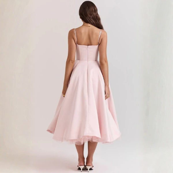 The Vienna Corset Midi Dress