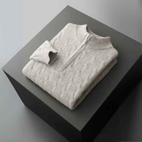 The Lucerne Merino Wool Quarter Zip