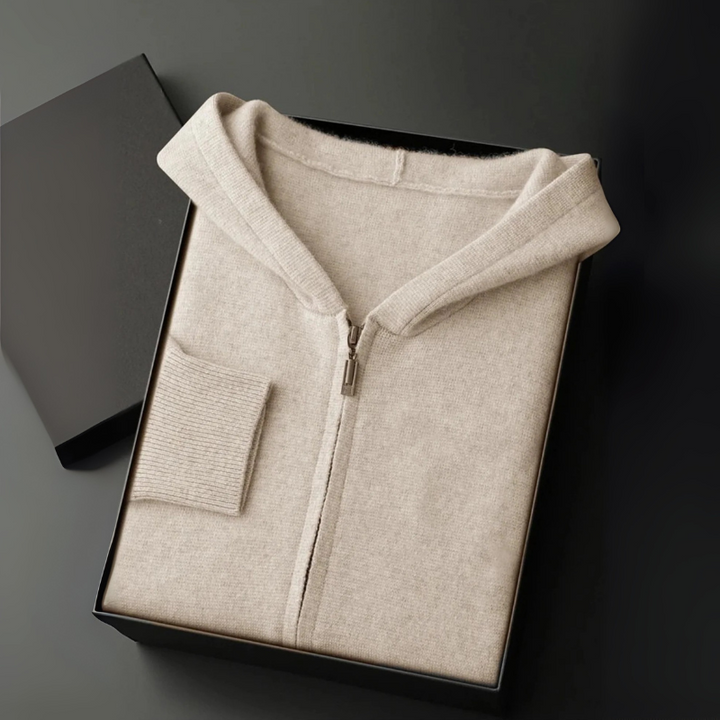 The Verona Cashmere Zip Hoodie
