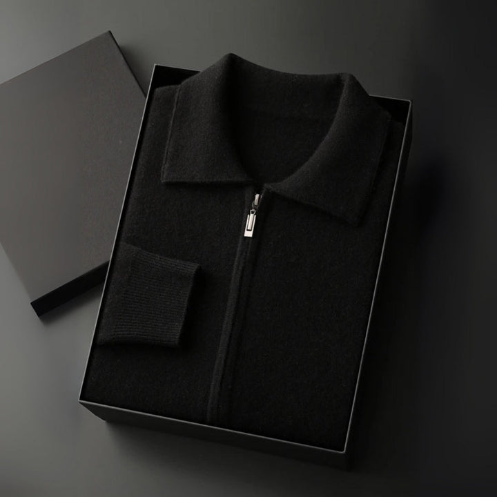The Geneva Cashmere Zip Jacket