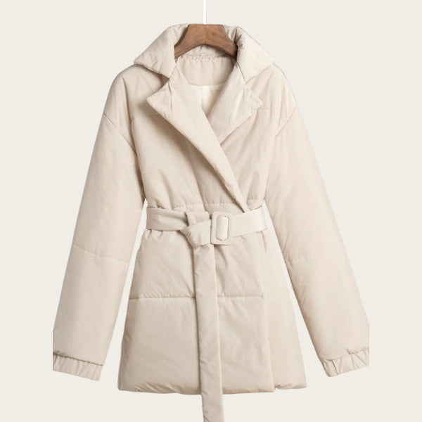 The Aspen Belted Puffer Coat