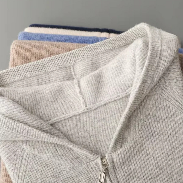 The Lucerne Merino Zip Hoodie
