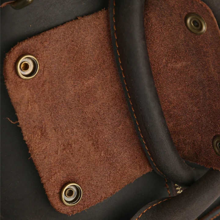 The Lucerne Leather Weekender Bag