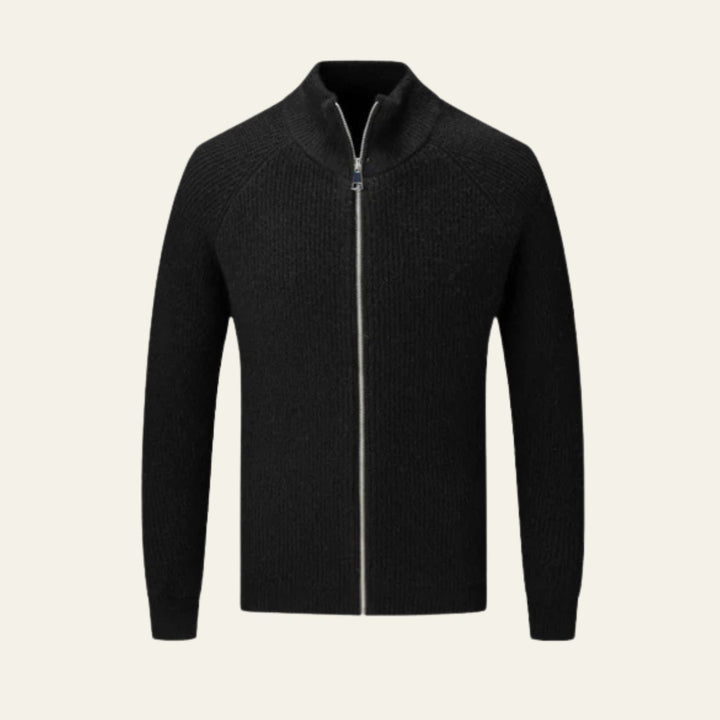 The Amalfi Wool Zipper Vest