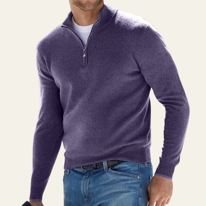 The Edinburgh Quarter Zip Sweater