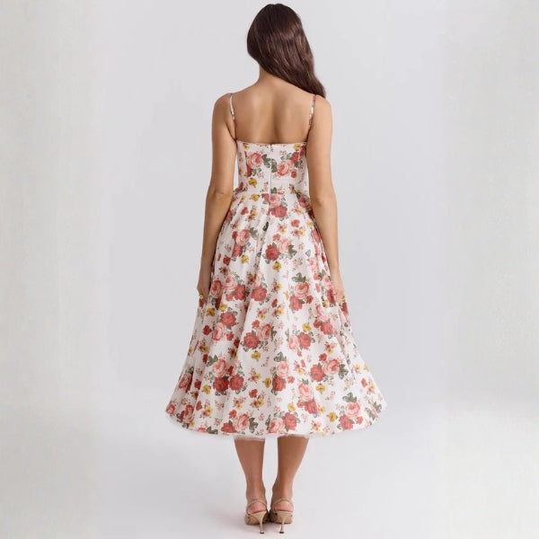 The Vienna Corset Midi Dress