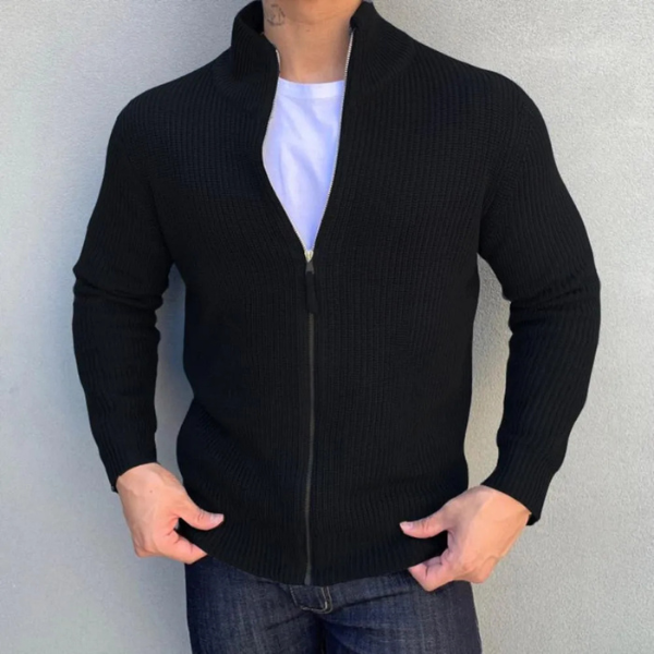The Lucerne Zip Knit Vest