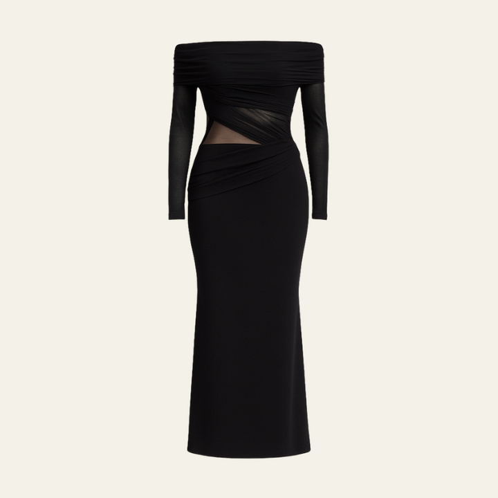 The Vienna Draped Evening Dress