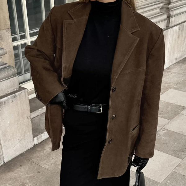 The Palermo Vegan Suede Blazer