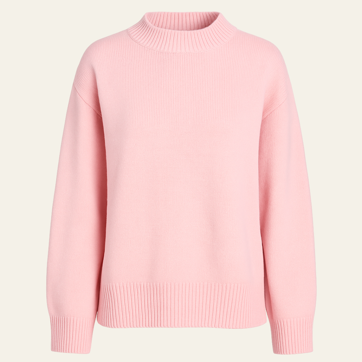 The Edlyn Ribbed Trim Sweater