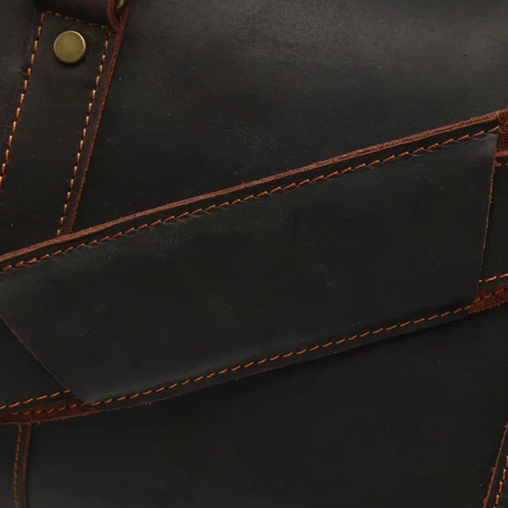 The Lucerne Leather Weekender Bag
