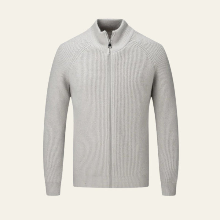 The Amalfi Wool Zipper Vest