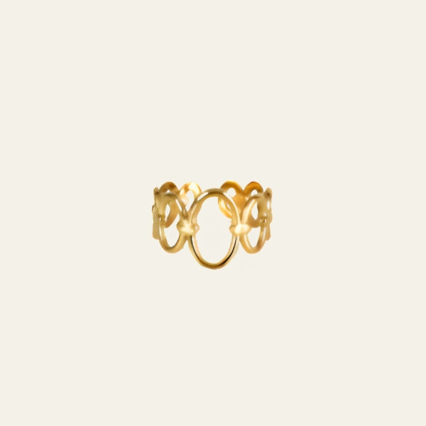 The Florence Linked Gold Ring