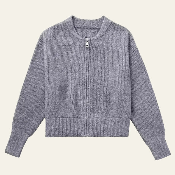 The Zurich Zip Knit Cardigan