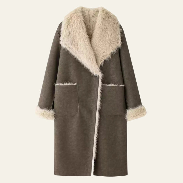 The Chamonix Reversible Shearling Coat
