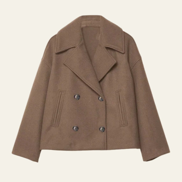 The Copenhagen Wool Cropped Coat