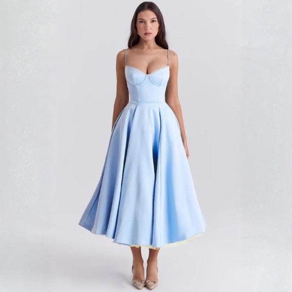 The Vienna Corset Midi Dress