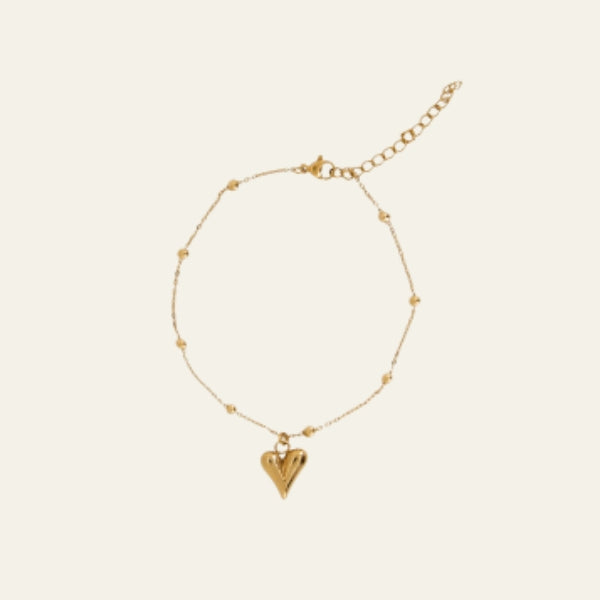 The Capri Gold Heart Bracelet