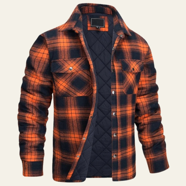 The Aspen Quilted Flannel Overshirt