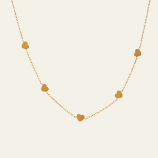 The Como Gold Heart Chain Necklace
