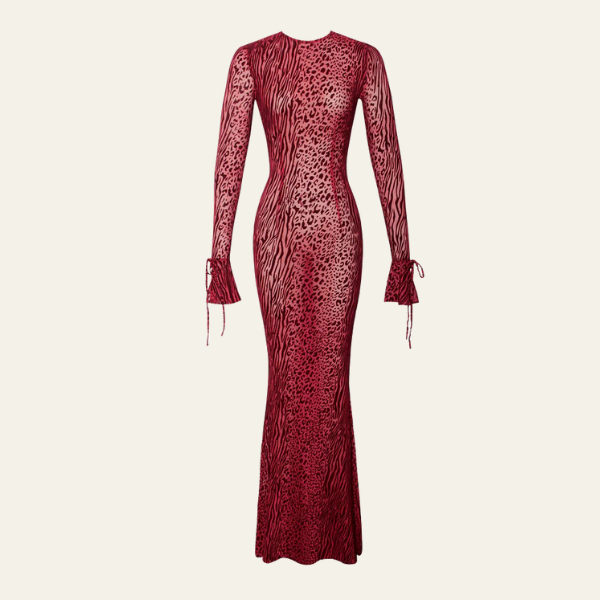 The Vienna Animal Print Maxi Dress