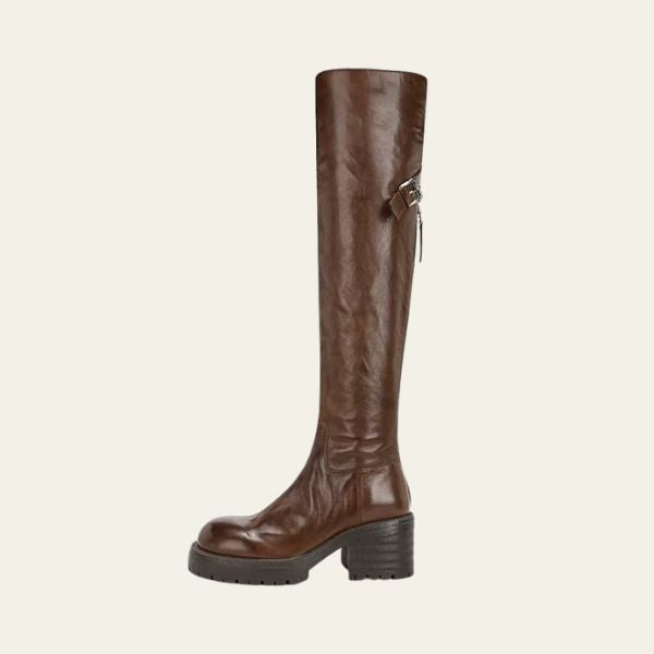 The Bellano Leather High Boot