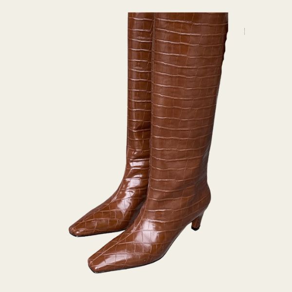 The Marseille Croc High Boot