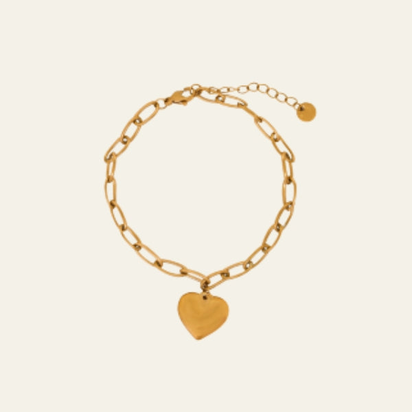 The Valencia Gold Heart Bracelet