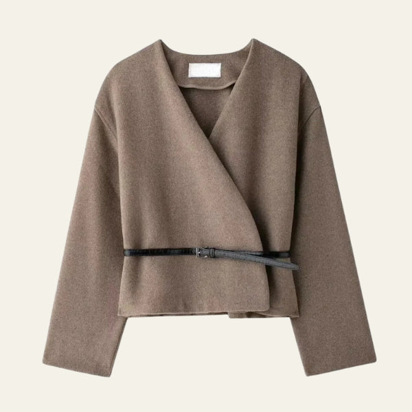 The Vienna Belted Wrap Jacket