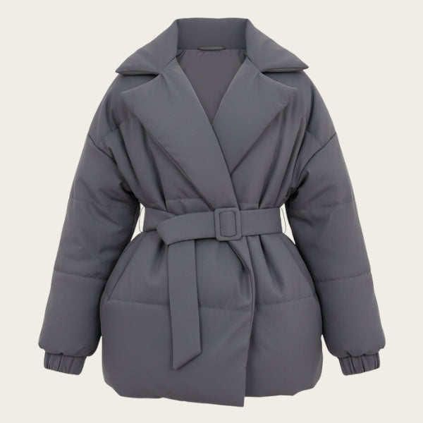 The Aspen Belted Puffer Coat