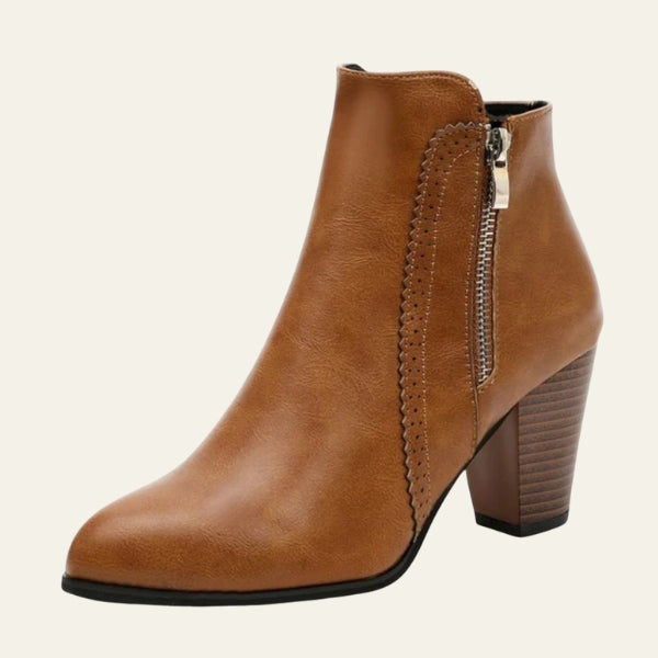 The Valencia Block Heel Boot