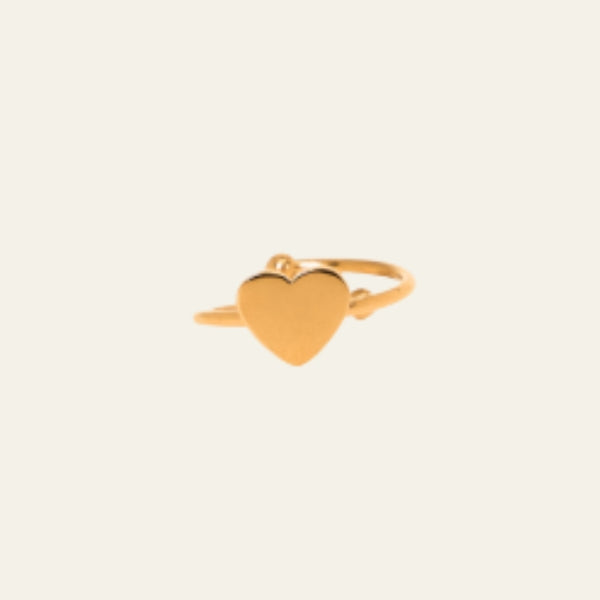 The Palermo Gold Heart Ring