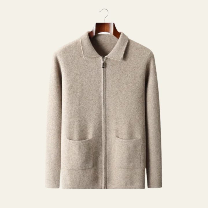 The Vienna Cashmere Zip Vest