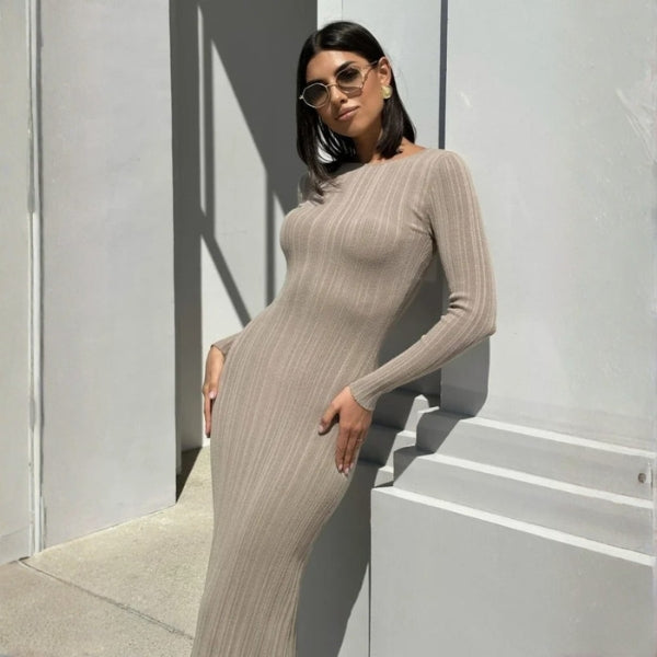 The Timeless Essence Knit Midi Dress