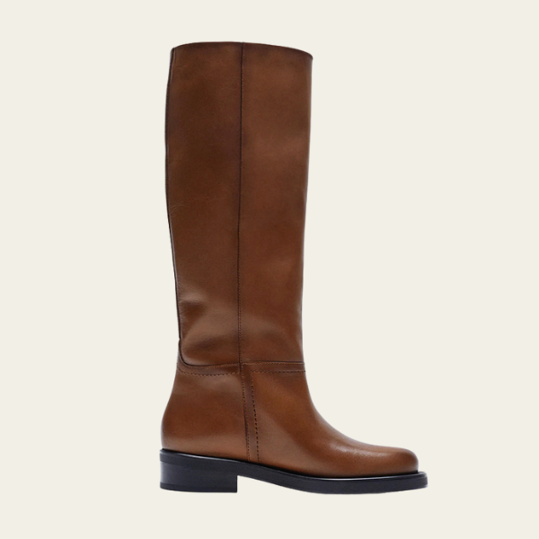 The Valencia Leather Knee Boot