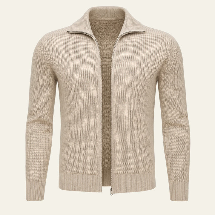 The Vienna Cashmere Zip Vest
