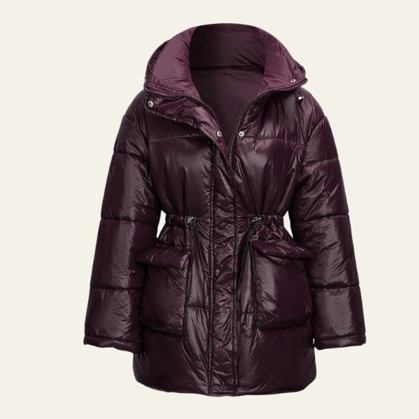 The Bordeaux Puffer Parka