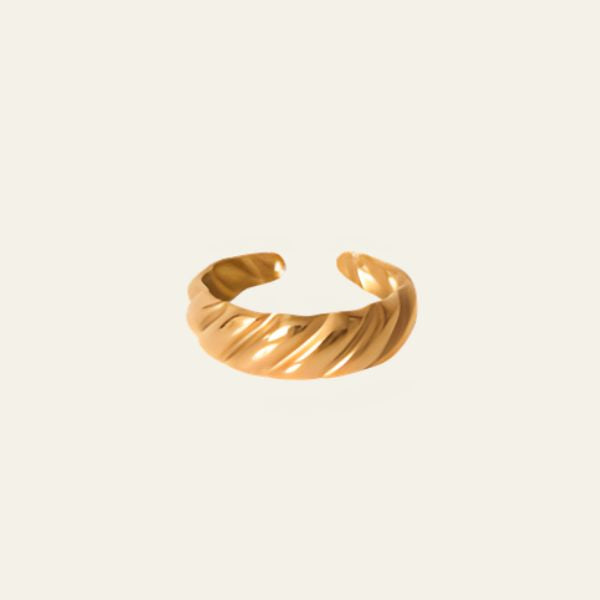 The Monaco Twisted Gold Ring